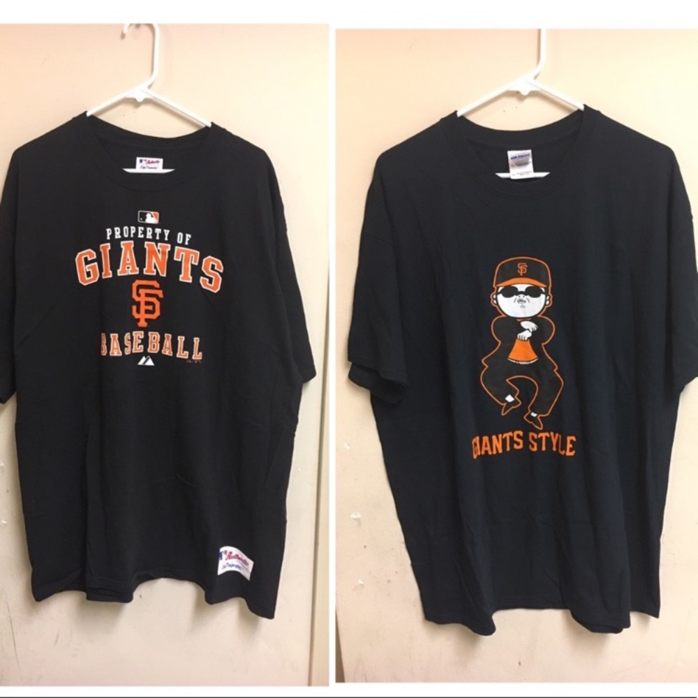 SF Giants T-shirt pair